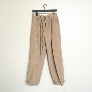 SOLD! Duck Head Corduroy Pants Pleated Beige 34x32